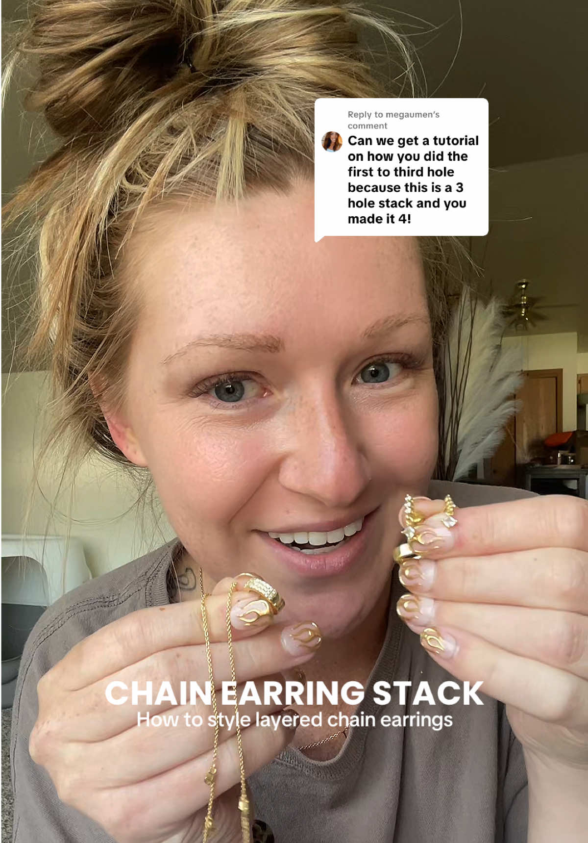 Replying to @megaumen I hope this is helpful! It’s the prettiest layered earring stack 🤭✨ #earrings #earringinspo #earringstack #earringset #affordablejewelry 