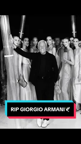 FALLECE GIORGIO ARMANI El iconico diseñador de moda milanes, Giorgio Armani, ha fallecido el día de hoy a los 91 años de edad. A través de un comunicado de su casa de moda, Armani Group, dio a conocer la lamentable noticia de su fallecimiento. ”Hoy, con profunda emoción, sentimos el vacío dejado por quien fundó y nutrió esta familia con visión, pasión y dedicación. Pero es precisamente en su espíritu que nosotros, los empleados y los familiares que siempre hemos trabajado junto al Sr. Armani, nos comprometemos a proteger lo que él construyó y a llevar adelante su empresa en su memoria, con respeto, responsabilidad y amor” se explica en el comunicado. También dieron a conocer que será el próximo sábado y domingo que una cámara funeraria se instalará en el Teatro Giorgio Armani de Milán para despedirlo. Es considerado una de las más influyentes mentes detrás de la moda del siglo XXI. #Armani #GiorgioArmani #DEP #RIP #Moda  