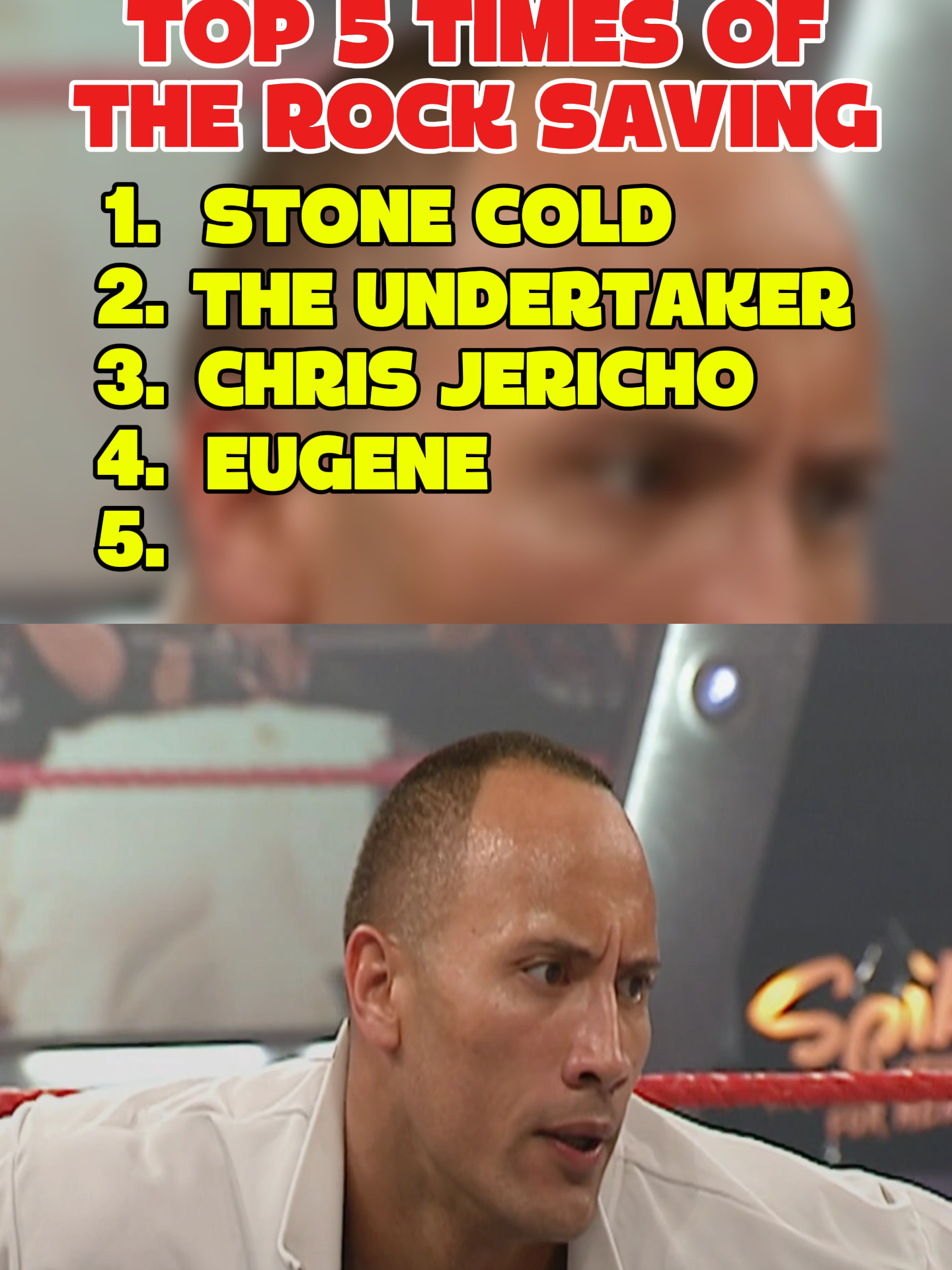 TOP 5 Times Of The Rock Saving #WWE #wweraw #wwefan #wwetiktok #wwesmackdown #wwefans #wwechallenge #fyp #fypシ #foryoupage #brocklesnar #randyorton #codyrhodes #romanreigns #johncena #WrestleMania #sethrollins #wweuniverse #cmpunk #therock