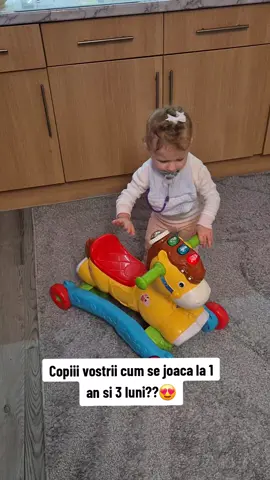 Bebe de 1 an și 3 luni în acțiune! 👣💫 Joacă, zâmbete și pași mici spre aventuri mari! 🧸💛 #babyfun #momlife #13luni #copilariefericita 