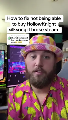 Replying to @pale how to buy HollowKnight silksong fix !  The HollowKnight silk release broke steam officially but here is how you can fix not being able to buy hollow knight silksong . #silksong #hollowknight #gaming  This is crazy silksong is game of the year so many people buying it that it broke steam 