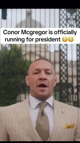 Conor mcgregor is officially running for president of ireland. #conormcgregor #president #ireland #unitedkingdom 