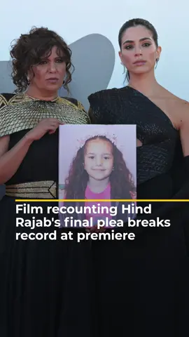 A film about Hind Rajab, the five-year-old Palestinian girl killed by Israeli forces in Gaza, received a record-breaking 23-minute standing ovation at the Venice Film Festival. ‘The Voice of Hind Rajab’ recounts her final plea to rescuers before she was killed. #news