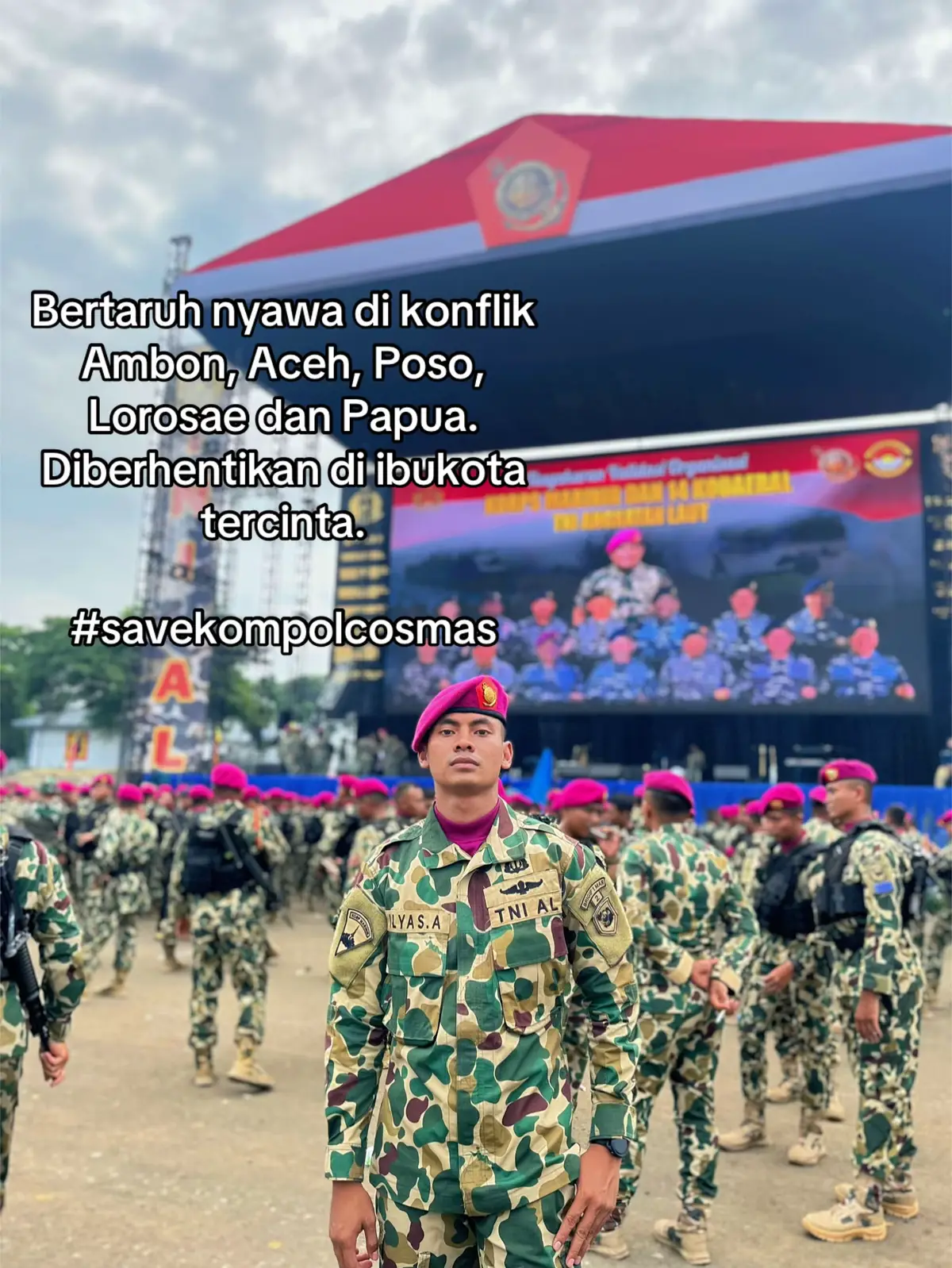 Save kompol cosmas #tnipolri #marines #brimob #sinergitastnipolri #navy 