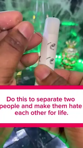 Do this to separate two people and make them hate each other for life. On a piece of paper, write his name and her name —the ones you want to separate— with black ink. And underneath, draw the rune of separation. Then, take a candle of any color. Wrap the paper around the candle, and stick three needles or pins into it. While doing so, visualize their future. Light the candle and wait until it burns completely. Once the candle has consumed and the paper has burned entirely, you will see how those people begin to have discord and will separate forever. Give thanks to mercy and to Saint Alejo, who will work in your favor in this spell. It is done. Amen. #witch #witchtok #witchcraft #witches #Florida 