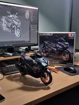 cyber🔵🟣#fyp#trend#aerox155#trendtiktok#miniaturmotor