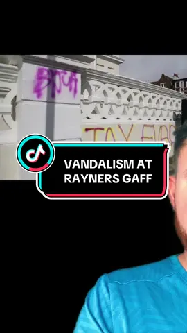 Angela Rayners new home has been vandalised! As stamp duty gate ramps up!!  #angelarayner #stampduty #graffiti #debate #fyp