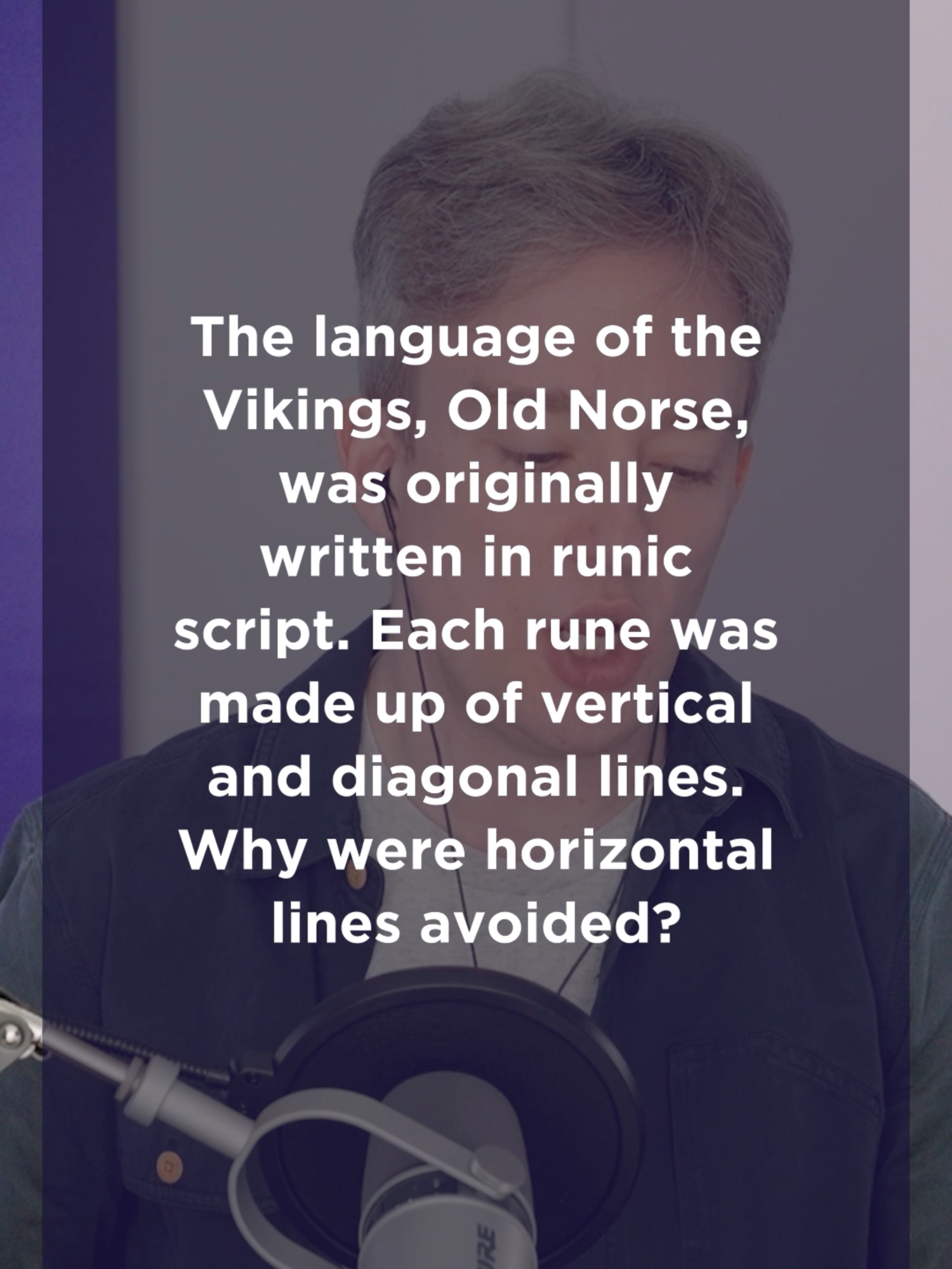 Why aren't runes written horizontally? FULL EPISODE: https://lateralcast.com/episodes/151 or your usual podcast provider. #lateral #podcasts #puzzles #quiz #quiztime @iszi_lawrence Clip from Ep. 151: Betting for free. LATERAL is a comedy panel game podcast about weird questions with wonderful answers, hosted by Tom Scott. For business enquiries, contestant appearances or question submissions, visit https://lateralcast.com.