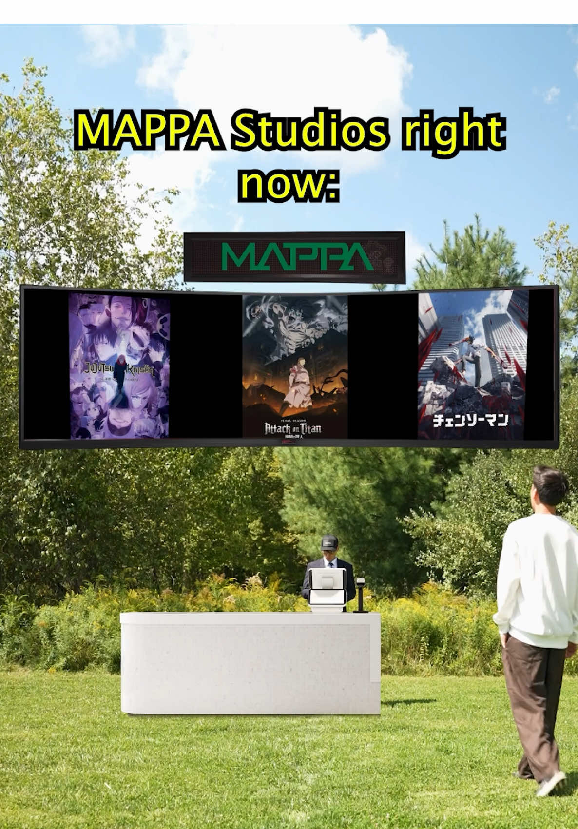 MAPPA Studios right now… #anime #chainsawman #jujutsukaisen 