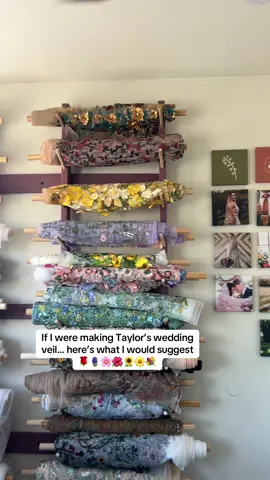 Secret gardens in my mind 💐 these veils are perfect if you’re looking for an Easter egg swiftie coded era veil  Instead of traditional tulle, I make my wedding veils out of floral embroidery fabrics. The perfect non-traditional wedding veil alternative. Helping you escape plain, traditional veils if it’s not your style!  I also create unique, coordinating accessories that can be paired with my veils or work by themselves. This includes: ties, bow ties, hair bows, hair ties and detachable flutter sleeves.  All of my veils are made to order based on the fabric, length and comb color chosen. I also have some ready to ship final sale items.  For my current turnaround times, please review my listings & FAQ page. Want to order fabric samples before you commit? Check out my individual or package swatch options on my website.  Need advice on which of my veils to choose? Send me a message, I’d like to give you some personalized advice! 