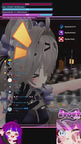 aprendiendo en un cafe maid #vrchat #vtuber #anime #tiktoklive #livehighlights 