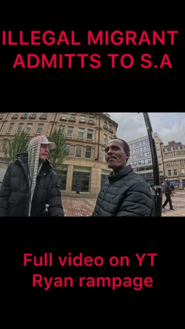 Illegal migrant admits to S.A FULL VIDEO OUT NOW ON YT !! 
