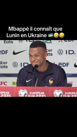 Mbappé il connaît que Lunin en Ukraine 🇺🇦🤣🤣 #kylianmbappé #equipedefrance #ukraine 