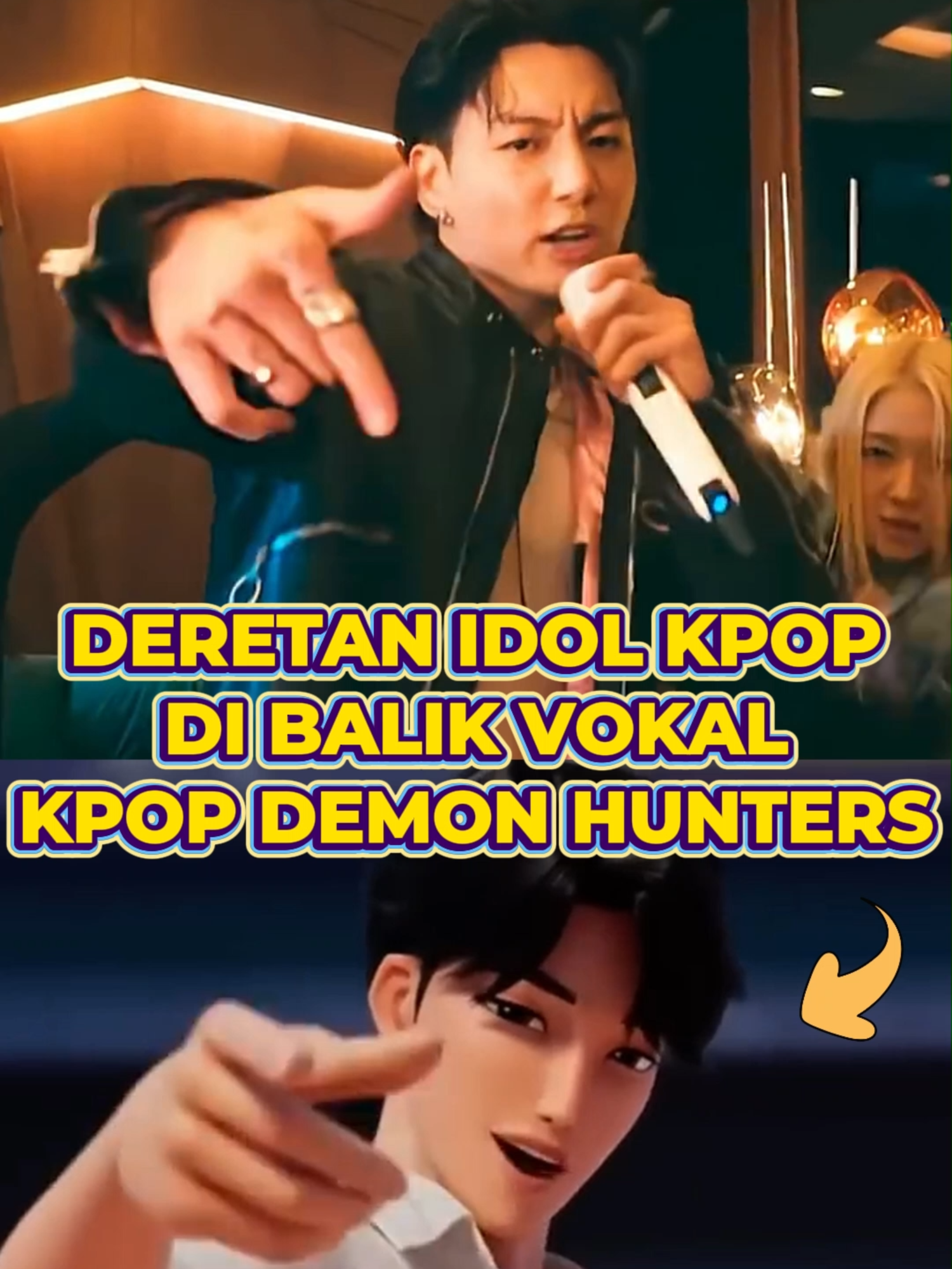 IDOL KPOP DI BALIK VOKAL KPOP DEMON HUNTERS !!! #twiceonce#reviewfilm #netflix #film #behindthescene #mira #kpopdemonhunters #sajaboys #huntrix #sodapop #golden #kpop #jungkook #bts #ahnhyoseop #twice