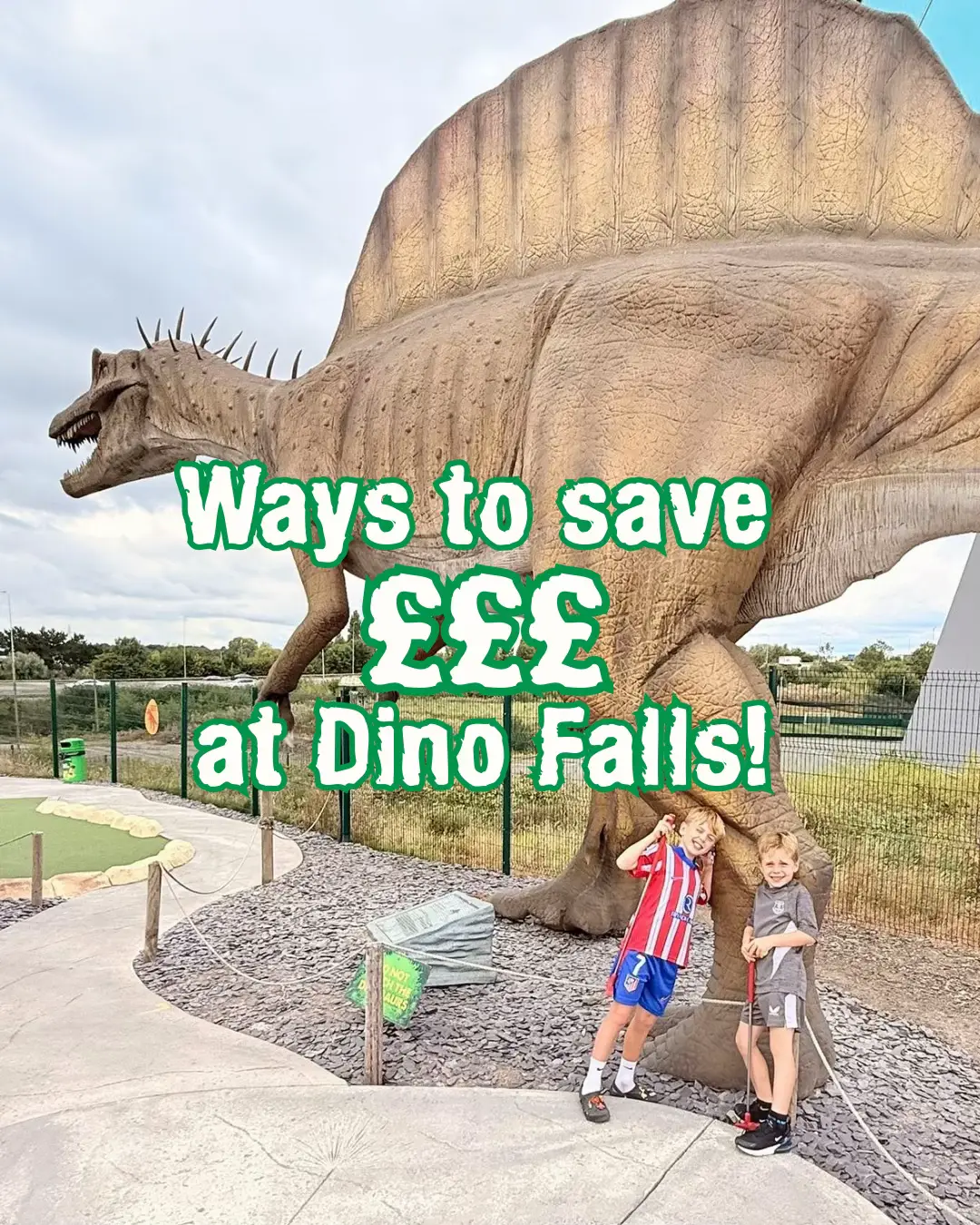 If you’re reading this… thanks for scrolling to the end!  If it’s your birthday - YOU CAN PLAY FOR FREE! All. Year. Round. 🎉 Just present proof of your birthday on arrival - and let the fun commence! 🥳 #dinofalls #manchester #thingstodouk #adventuregolf #dinosaurs    