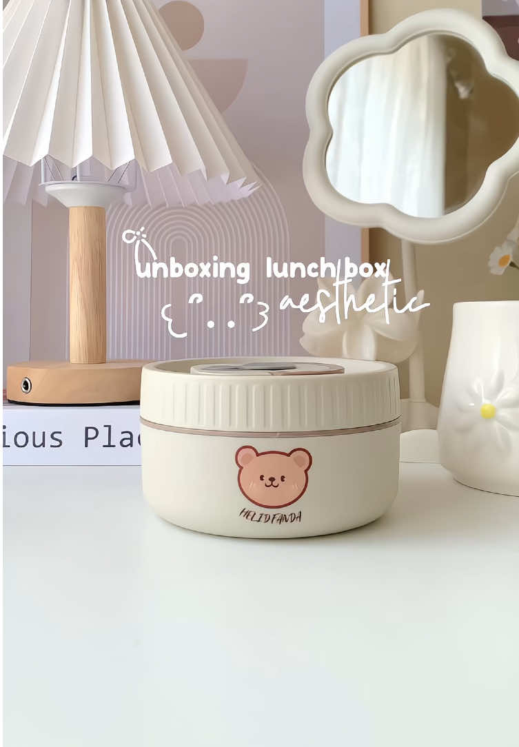 yeayy punyaa satuuu whislist aku dari lama mau beli yang 3 hehe #lunchbox #lunchboxaesthetic #kotakmakan #kotakmakanantitumpah #kotakmakansiang 