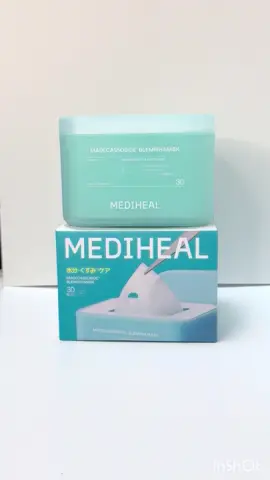 時短スキンケアにはこれ‼️ MEDIHEAL マデカッソシド ブレミッシュマスク [30枚マスク] くすみ*、水分ケアができるシートマスク✊ (*保湿でキメを整えたことによる) 水分たっぷりでお肌がしっとりうるおう※1✨ つっぱり感なく、お肌にやさしくシートマスクが密着するよ💭 メガ割でお得に買えるからチェックしてみてね🤍 @mediheal_jp #PR #MEDIHEAL #メディヒール ※1：保湿でキメを整えたことによる