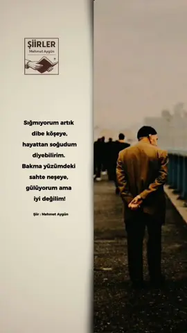 Sığmıyorum artık dibe köşeye, hayattan soğudum diyebilirim… #şiir #edebiyat #mehmetaygün #gündem #özlüsözler #şiirduvarda #mevlana #sözler #kitap #yazar #güzelsözler #nazımhikmet #ayrılık #kıskançlık #motivasyon 