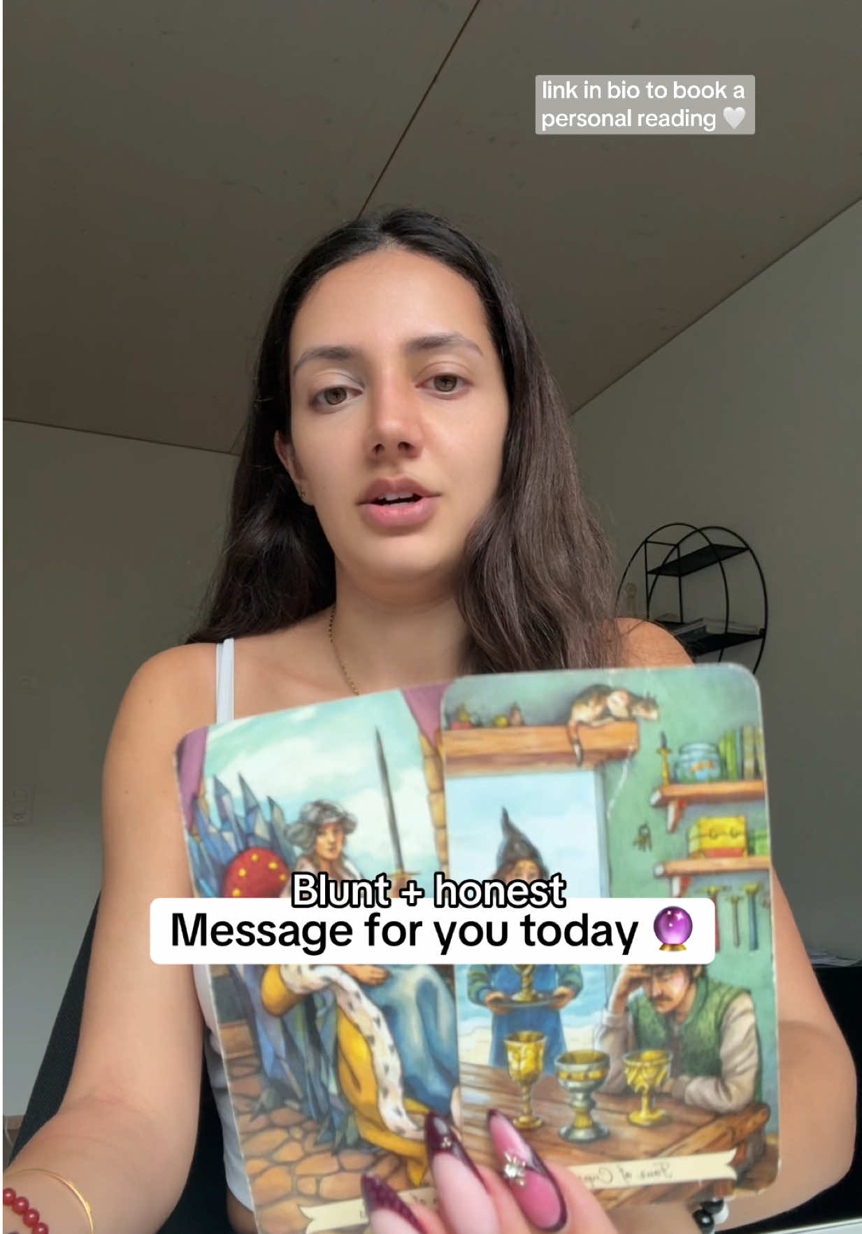 link in bio to book with me 💕 #tarotcardreading #lovereading #tarot #messageoftheday #weeklyreading 