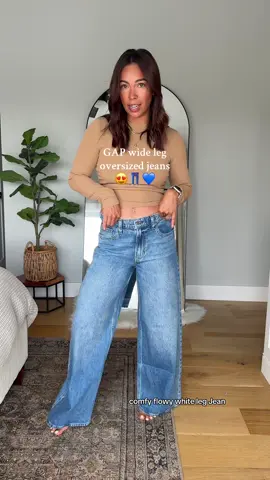 #gap #jeans #baggyjeans #widelegjeans #tiktokshopcreatorpicks 