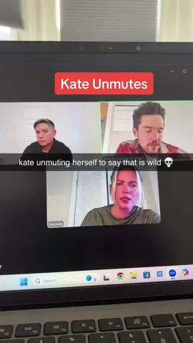 not kate gettjng docked #meeting #zoom #coworkers #theoffice #comedy @Amanda @Kate 
