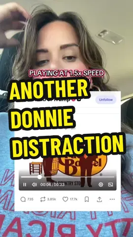 Donnie can’t help himself because he’s on the list. Distract distract distract. 