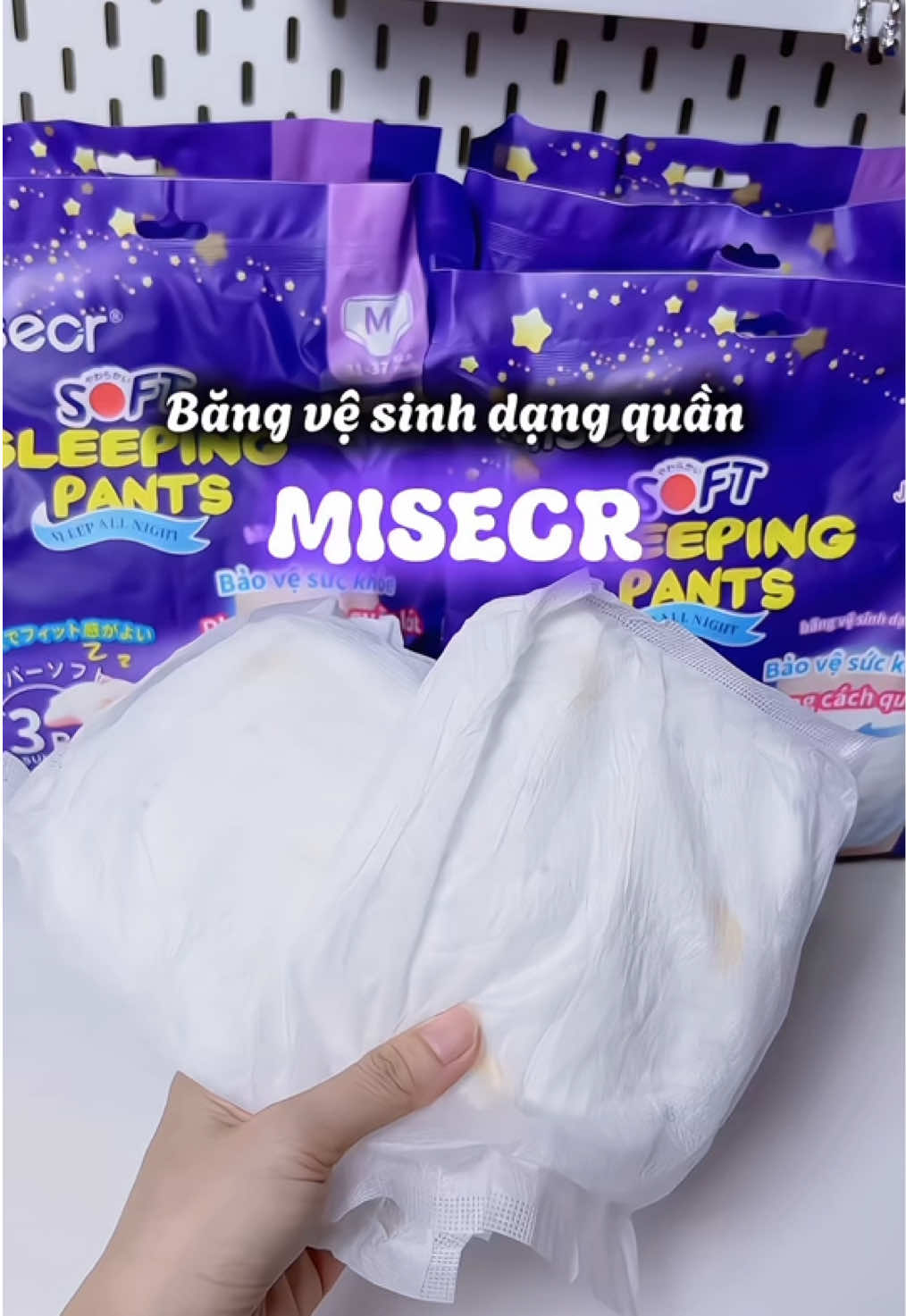Có em này chị em ngủ thoải mái suốt đêm không lo hị tràn #misecr #bangvesinhdangquan #bangvesinhdangquanmisecr #nhoxiuriviu #xh 