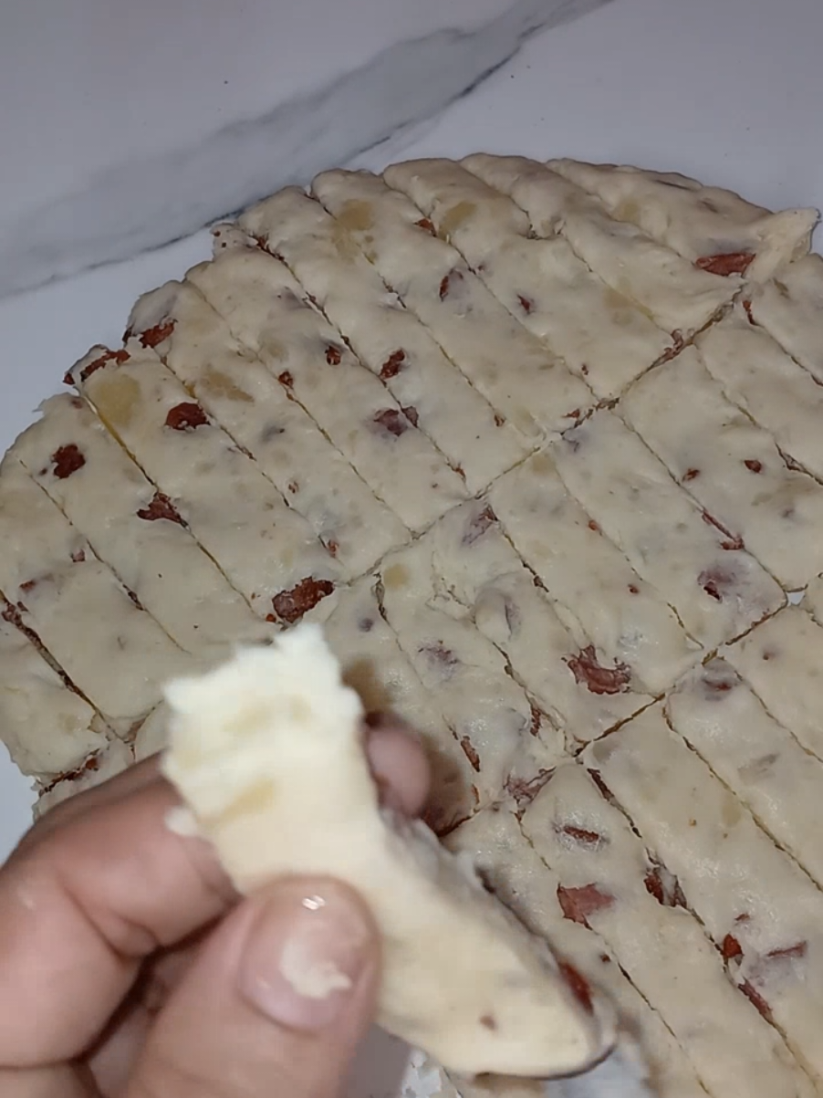 mandioca frita recheado #comida #foryou 