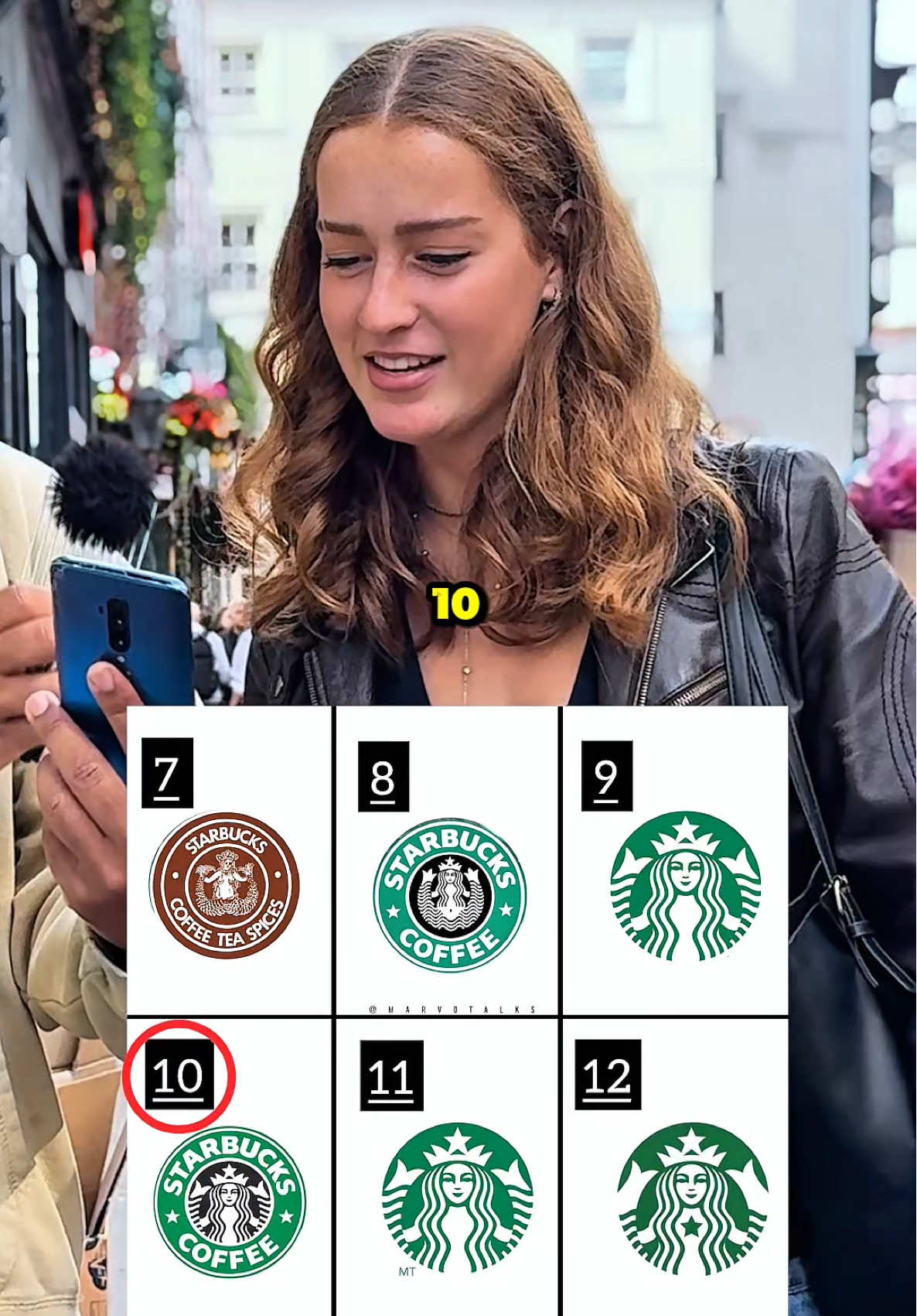 Impossible To Guess The Starbucks Logo #trivia #starbucks #logo #interview 