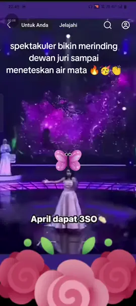 waw mantap aprill menghipnotis para juri#aprillda7 #indusiar #fyp 