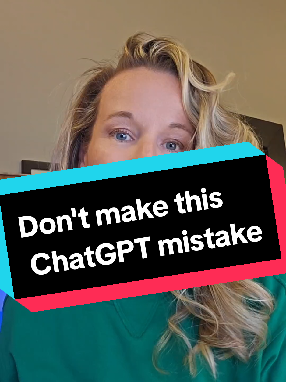Don't waste your time doing ChatGPT wrong. #socialmediamanagerlife #ai #chatgptprompts #chatgpthack 