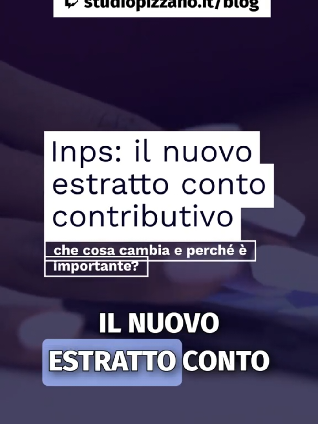 Cosa cambia nel tuo estratto conto contributivo INPS? Una domanda cruciale per il tuo futuro. Nel reel ti spiego le ultime novità e perché è fondamentale tenere d'occhio i tuoi contributi. Guarda il video e metti in salvo questo post per ricordartene! ➡️ ISCRIVITI ALLA NOSTRA NEWSLETTER PER RIMANERE SEMPRE AGGIORNATO: https://listmonk.studiopizzano.it/subscription/form .. e visita il nostro blog: https://www.studiopizzano.it/blog 👇 scrivimi nei commenti cosa ne pensi o se hai domande 📑⚖️ Metti like e seguimi per altri consigli su fisco e contabilità. #Fisco #consulenzafiscale #Commercialista #StudioPizzano #Contabilità