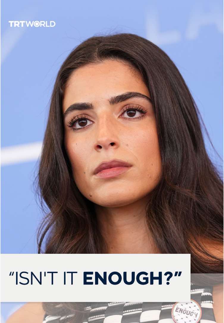 Actor Saja Kilani, speaking for the team behind 'The Voice of Hind Rajab,' asked: “Isn't it enough?
