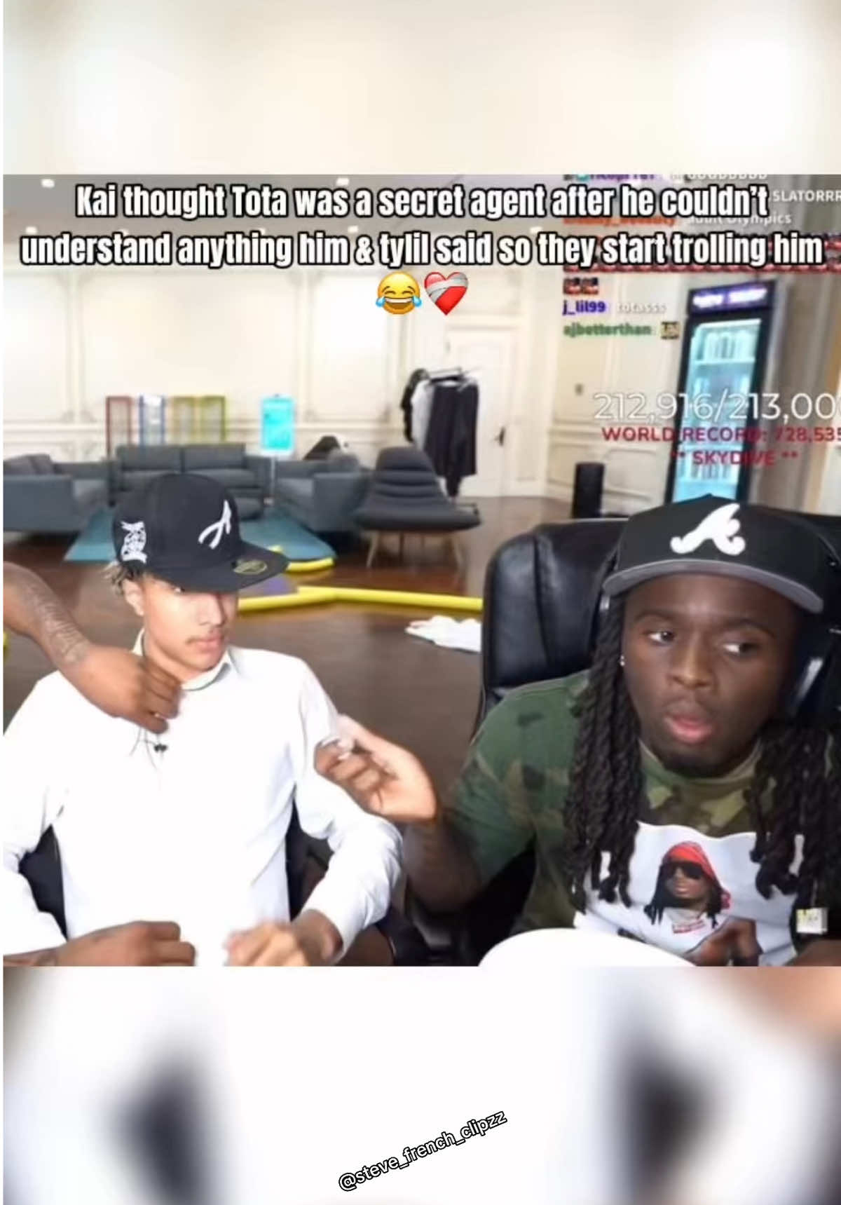 Nah this convo has me dyin 😂#kaicenat #tota #tylil #secretagent #fyp 