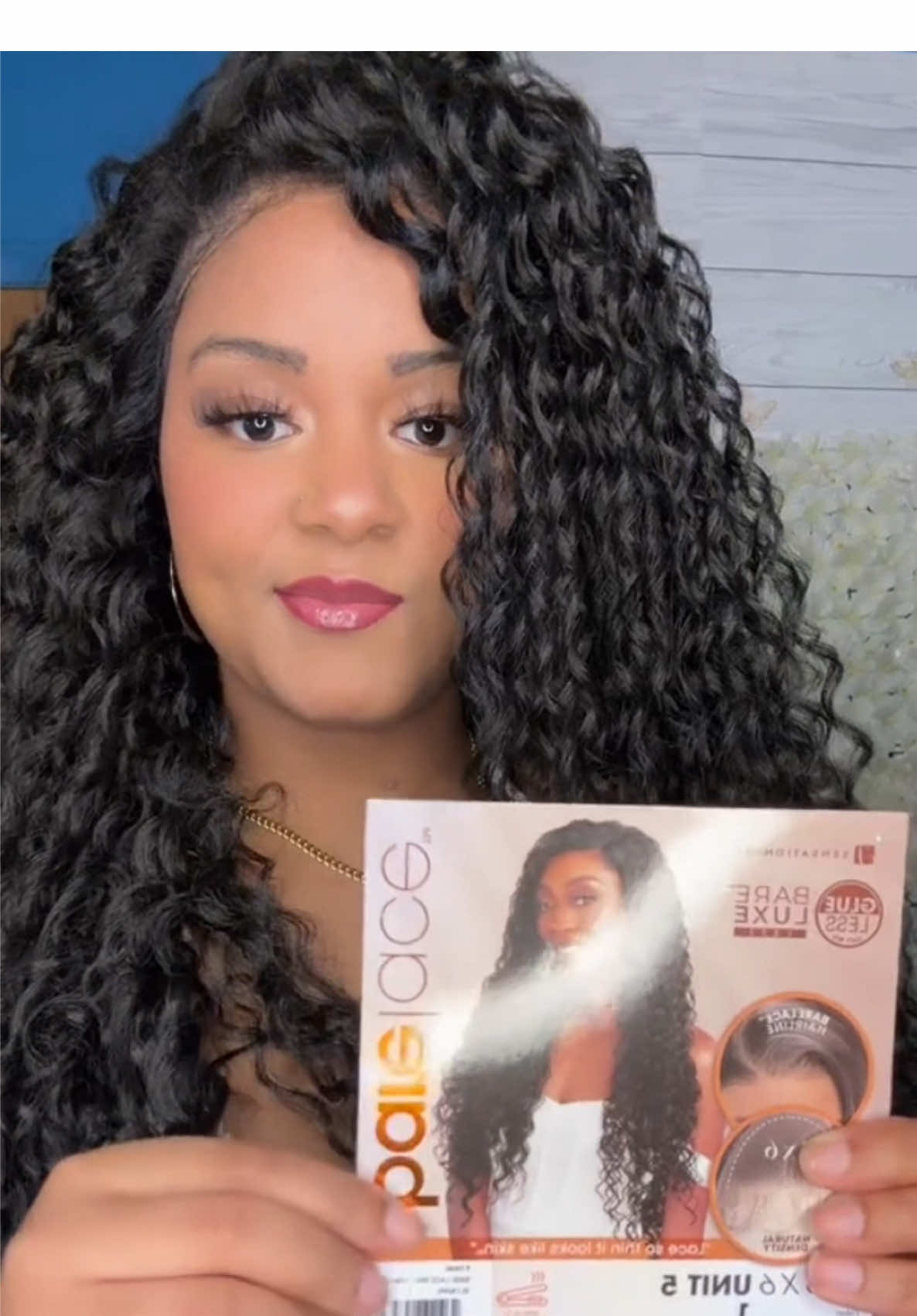It looks better 🥰🖤✨ Sensationnel HD Lace Front Wig Glueless BareLace 13X6 Unit 5 - color - 1 @SamsBeauty #wig #curlywig #wiginfluencer #gluelesswig #syntheticwig 