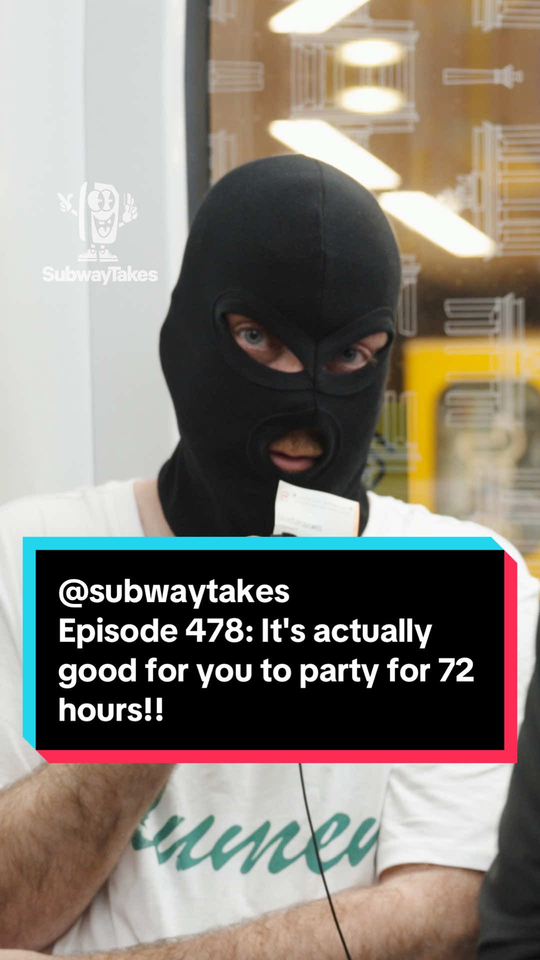 Episode 478: It's actually good for you to party for 72 hours!! Feat @berlinclubmemes  #podcast #subway #hottakes #subwaytakes #berlin 