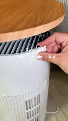 Design meets technology: a table that doubles as an air purifier 👀 @SwitchBot #switchbot #airpurifier #homehacks #momhacks #homemusthave 