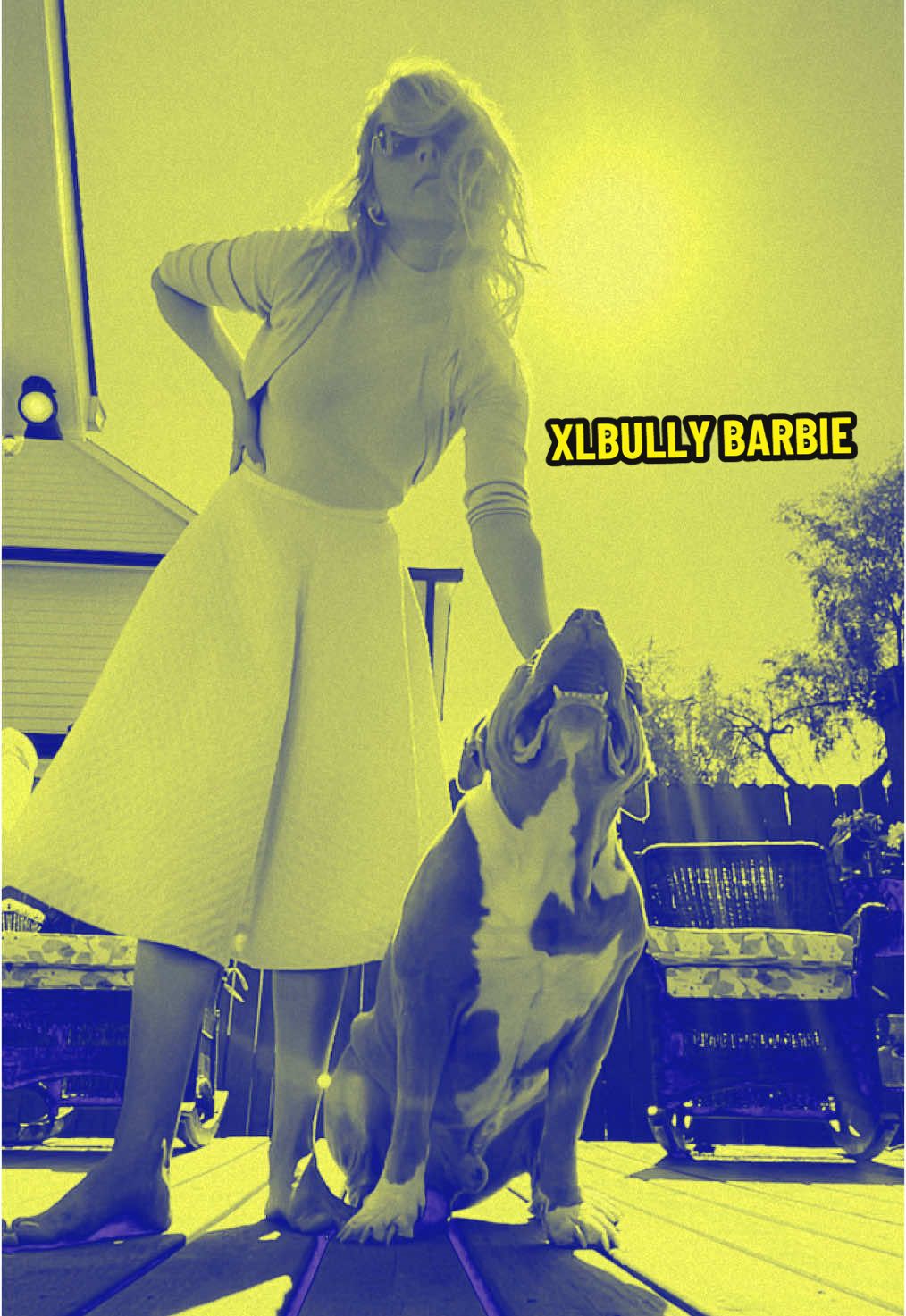 XLBULLY BARBIE  #fashiondogs #dogmodel #stylishpup  #pitbullstyle #barbie #cosplay #titus #pitbullsoftiktok #xlbully #model #outfitoftheday #fifties #fashioninspo