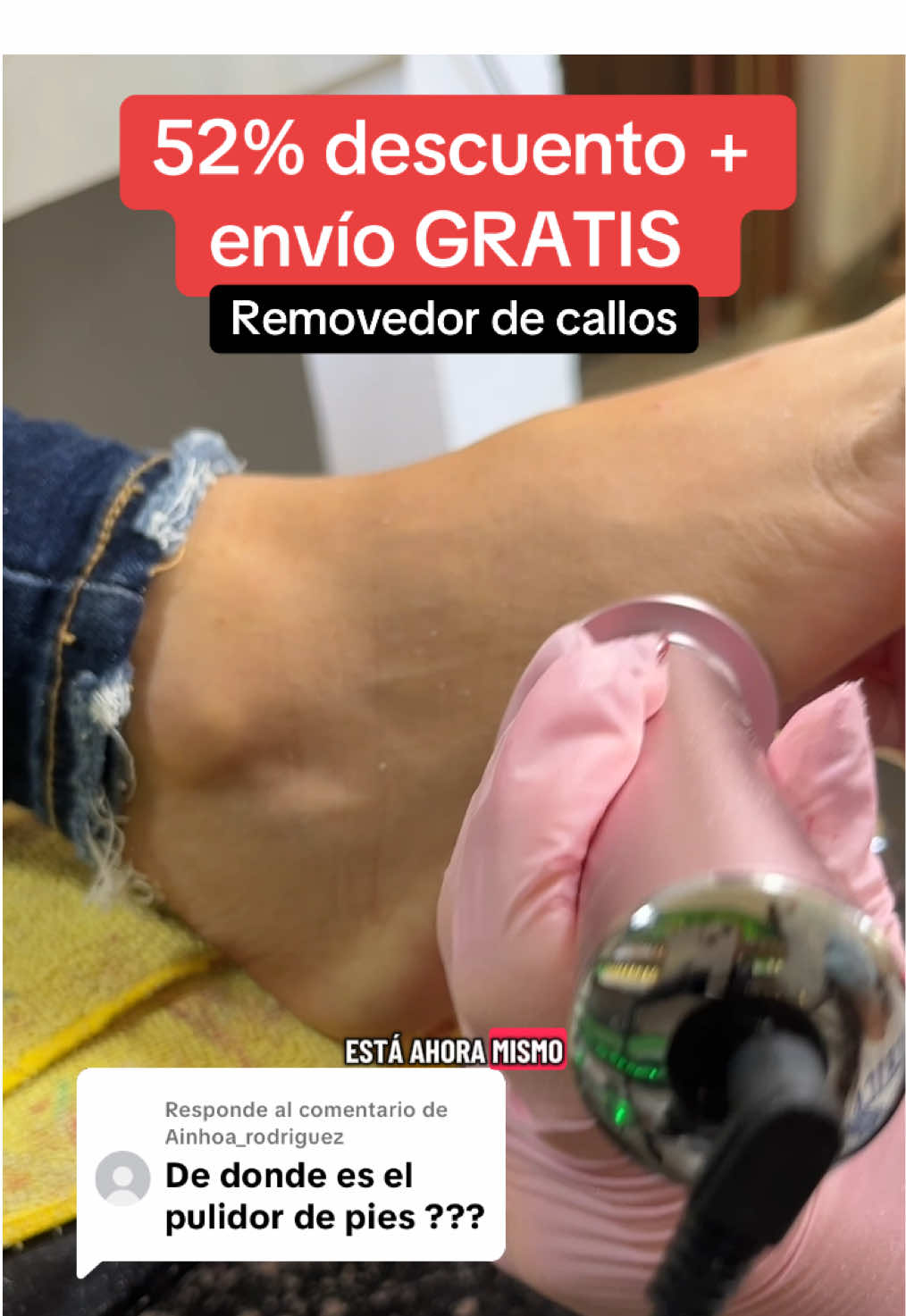 Respuesta a @Ainhoa_rodriguez OFERTA LIMITADA✅ Removedor de Callos 52% de descuento con envío GRATIS 😍👌🏻