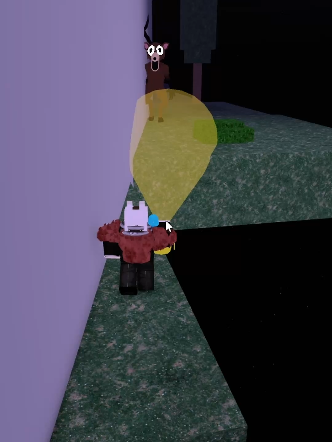 ผมโดดตามกวางลงไปในเหวลึกในป่า99คืน#99คืนในป่า🔦 #shorts #roblox #โรบอก