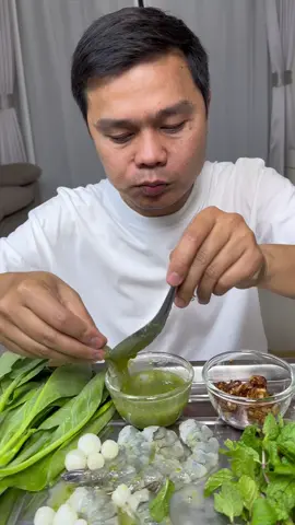 กุ้งแช่นำจิ้มแซ่บๆ #กุ้งแช่น้ําปลา 