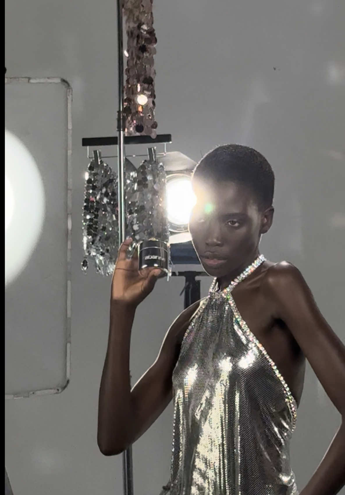 Glow like a star under every flash. V.I.P. GLOW bathes skin in radiant light, smooths, hydrates, and locks makeup in place — backstage tested, spotlight approved.​ Discover the ultimate high-radiance primer on rabanne.com.​ #RabanneMakeup ​#GlowingSkin #Rabanne