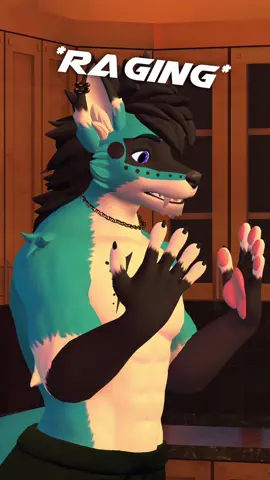 Anger management at its finest. (Ft. @felix_orion1) #furry #vrchat #lgbt #VR #furries 