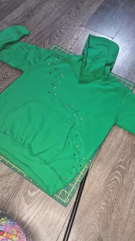 #wicked #custom #hoodie #pinkandgreen 