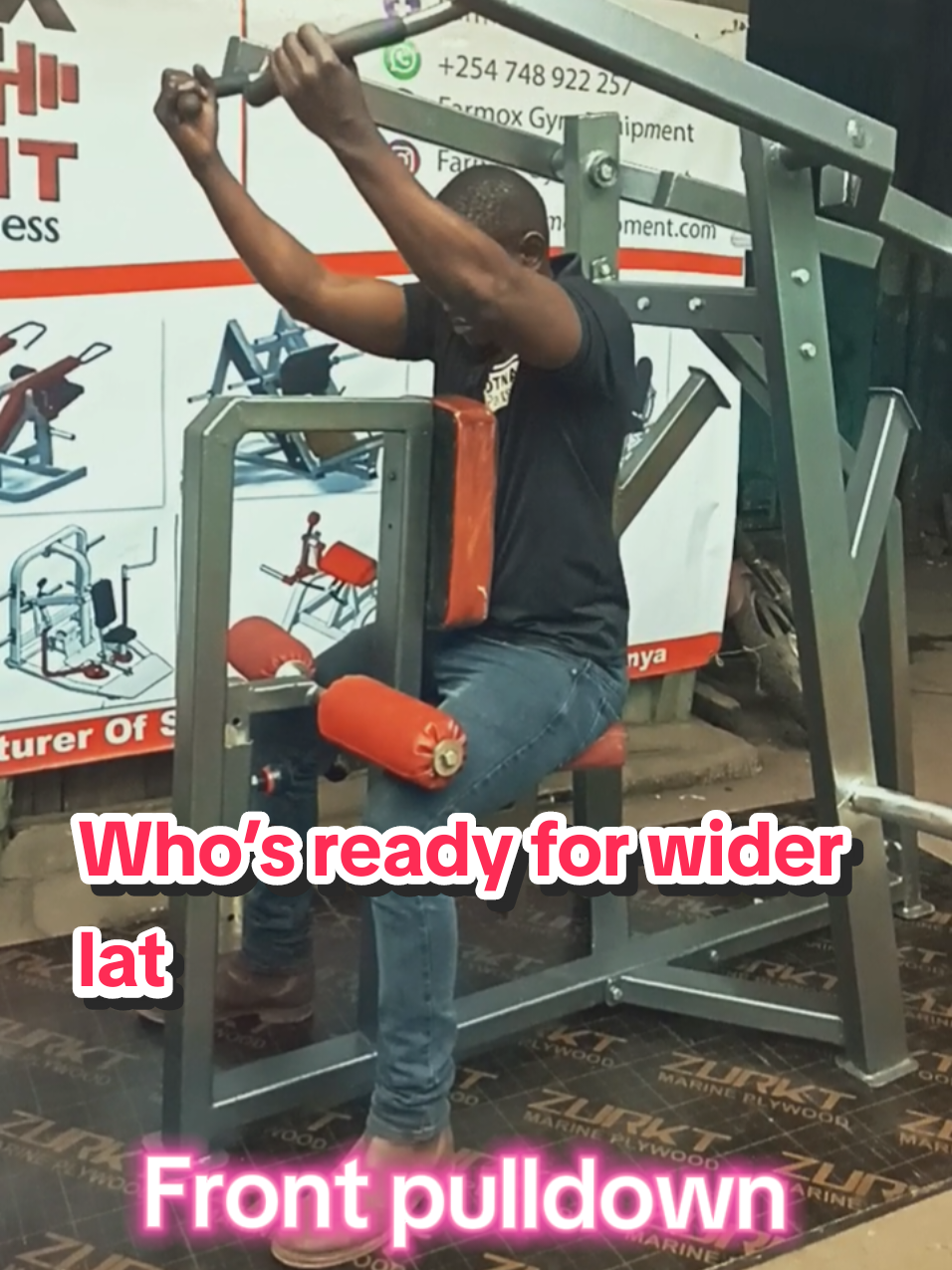Testing day 🔥 The Front Pulldown Machine is here! ✅ Smooth motion ✅ Heavy-duty build ✅ Back gains guaranteed  Farmox – Made strong, for the strong. #farmoxgymequipment #GymEquipmentKenya 
