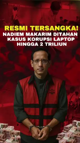RESMI TERSANGKA! Nadiem Makarim Ditahan Kasus Korupsi Laptop  Rp2 Triliun #tersangka  #nadimmakarim #nadiem #kejaksaan  #korupsipendidikan 