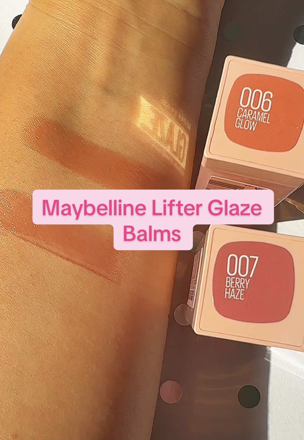 They are super moisturizing and smell amazing!! 🩷 @Maybelline NY  #maybellinepartner #maybelline #maybellinelifterglaze #lipbalm #lipglaze 