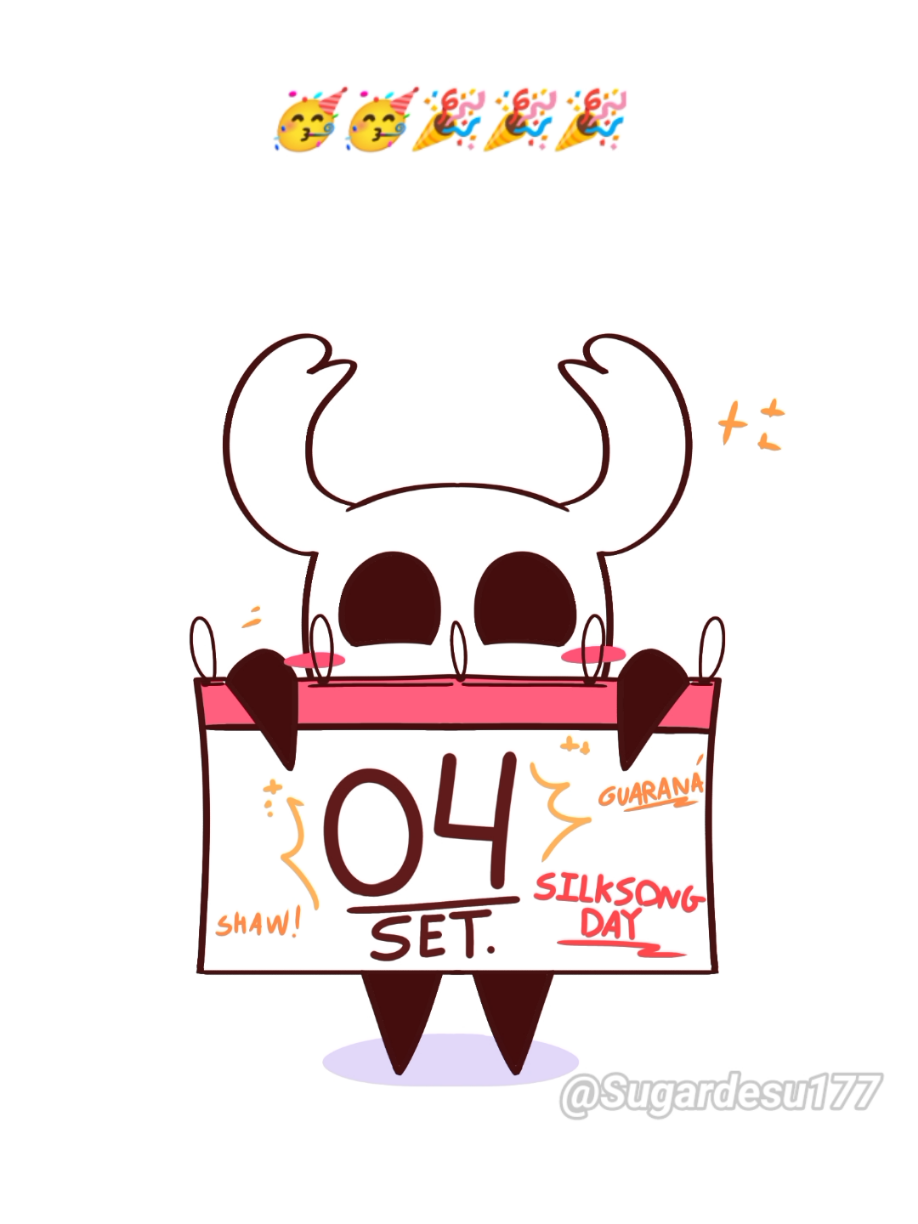 É hoje galera... É hoje!! GUARANA #fy #hollowknight #silksong #hornet #animation 