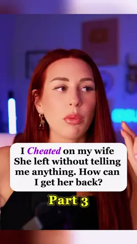 I 35M cheated on my wife 36F. She left without telling me anything. How can I get her back? part 3 Credit_ @charlottedobreofficial #capcut #aita #reddit_tiktok #redditreading #redditstorytime #askreddit #charlotte #dobre #aita #storytelling #fypシ゚viral 