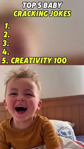 Top 5 Baby Cracking Jokes 😂 | wait for the number 2 😭 | #funny#jokes#funnybaby#babiesoftiktok#fyp 